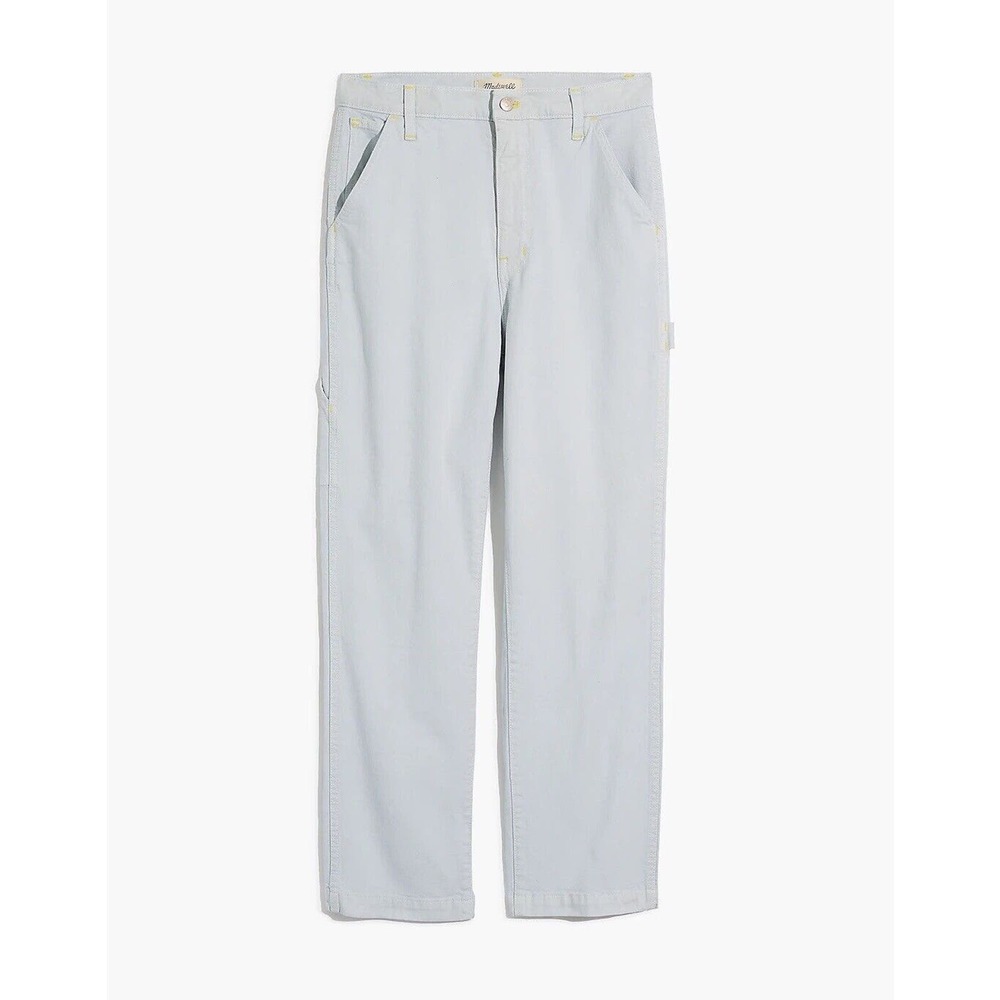 Madewell Women’s Light Blue High Waist Carpenter Pants Size 28 - Picture 4 of 16